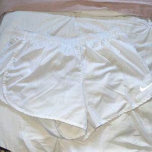 White Nike Shorts, size medium